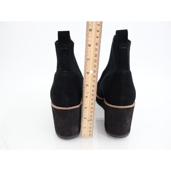 Eileen Fisher Quill Bootie Wedge Knit Slip On Stretchy Platform Size 11 Ankle - Picture 10 of 14